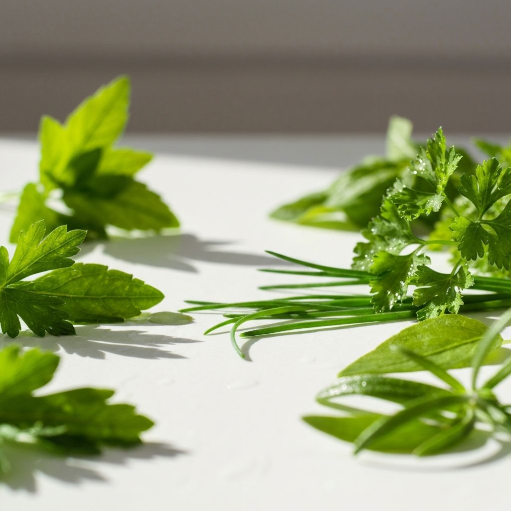 Frische natürliche Kräuter